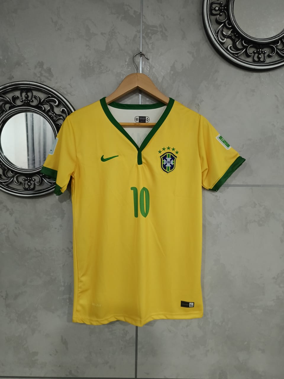 NEYMAR BRAZIL 2014 HOME KIT