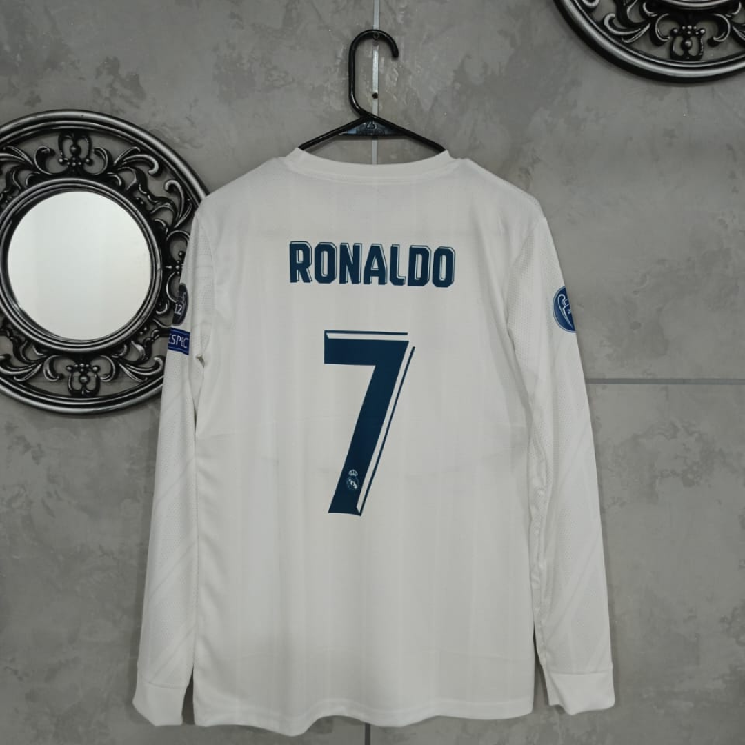 Ronaldo White Real Madrid Jersey - UCL Edition