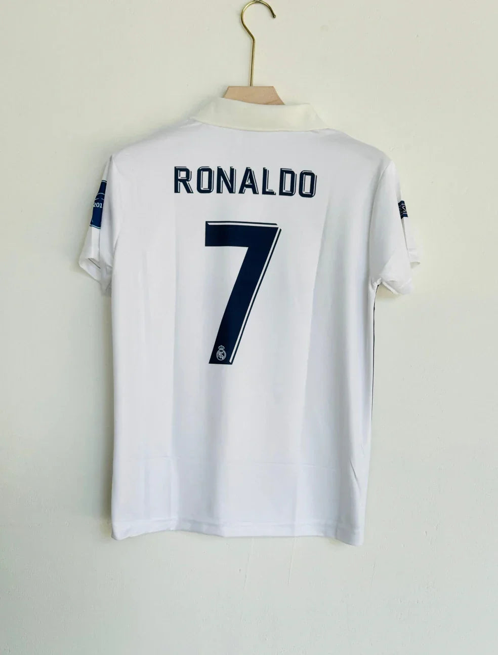 REAL MADRID 2016-17 HOME KIT RONALDO POLO EMBROIDERY