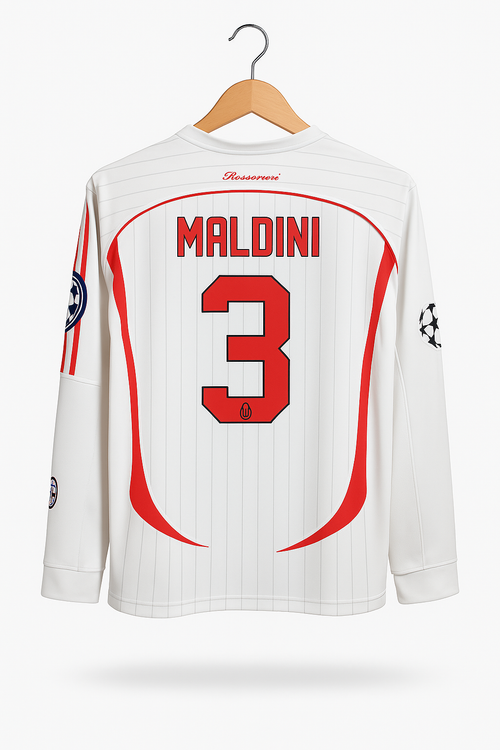 AC MILAN 2006-07 AWAY JERSEY MALDINI
