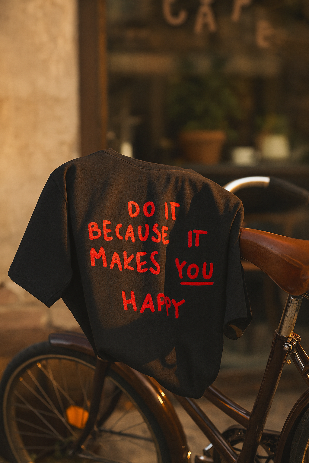 Do It Because It Makes You Happy – T-Shirt