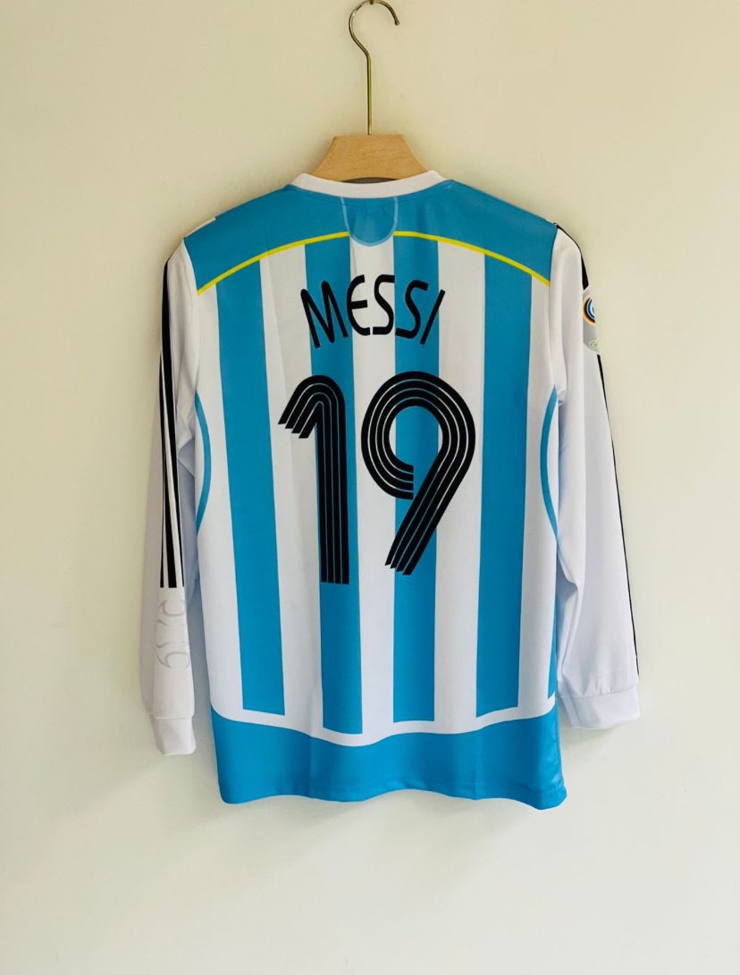 MESSI ARGENTINA HOME KIT 2006 FULL SLEEVE