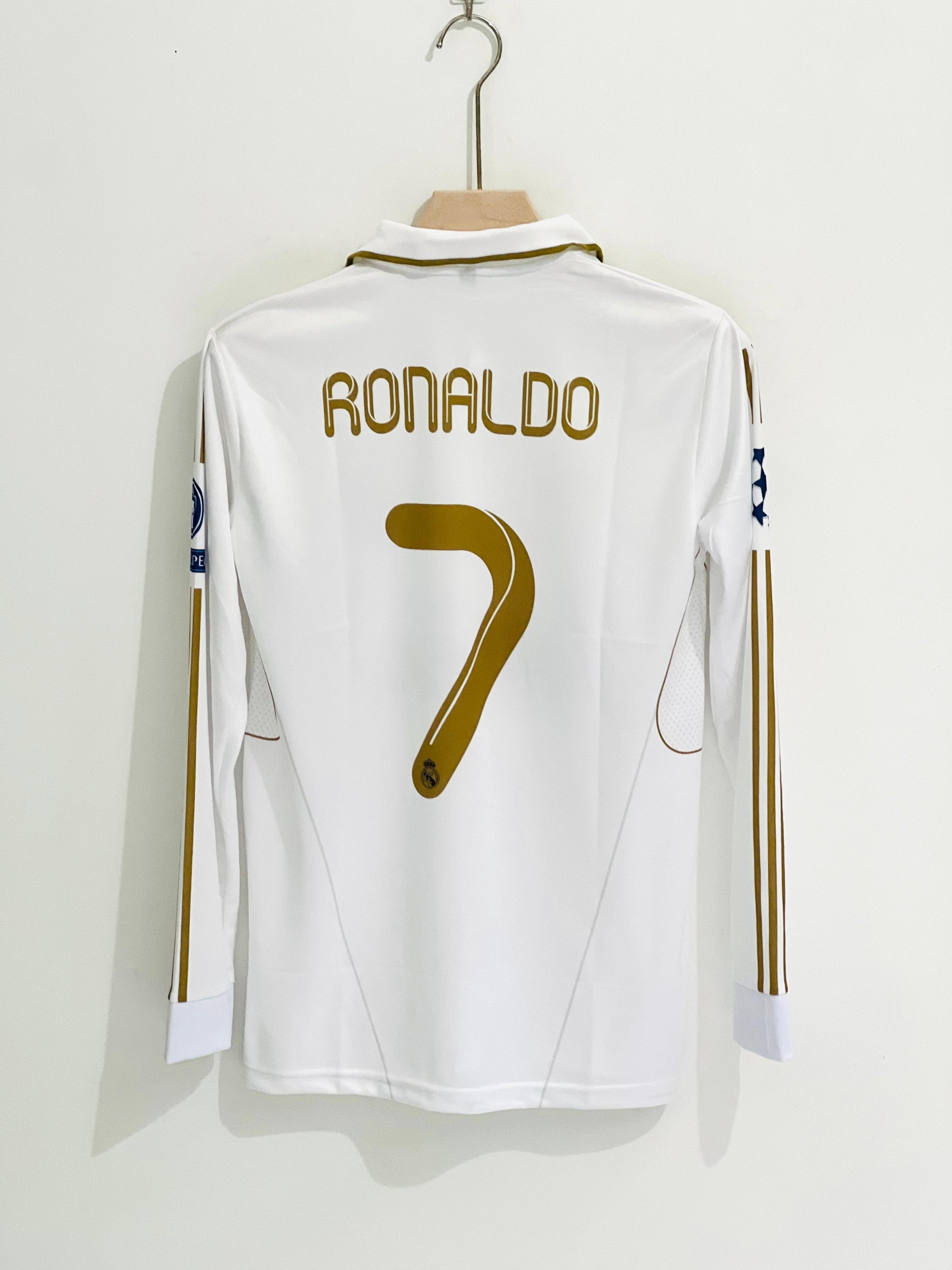 RONALDO REAL MADRID 2012 HOME KIT FULL SLEEVE