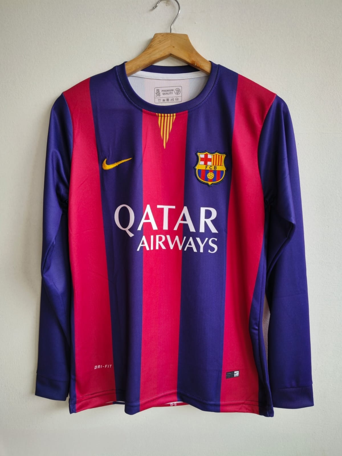 NEYMAR BARCA 14-15 HOME FULL SLEEVE KIT