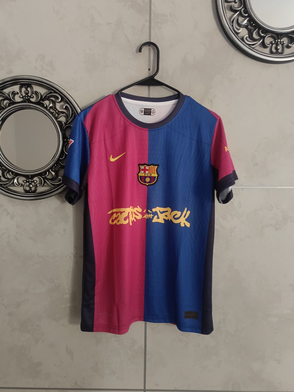 FC Barcelona Half-and-Half Home Jersey