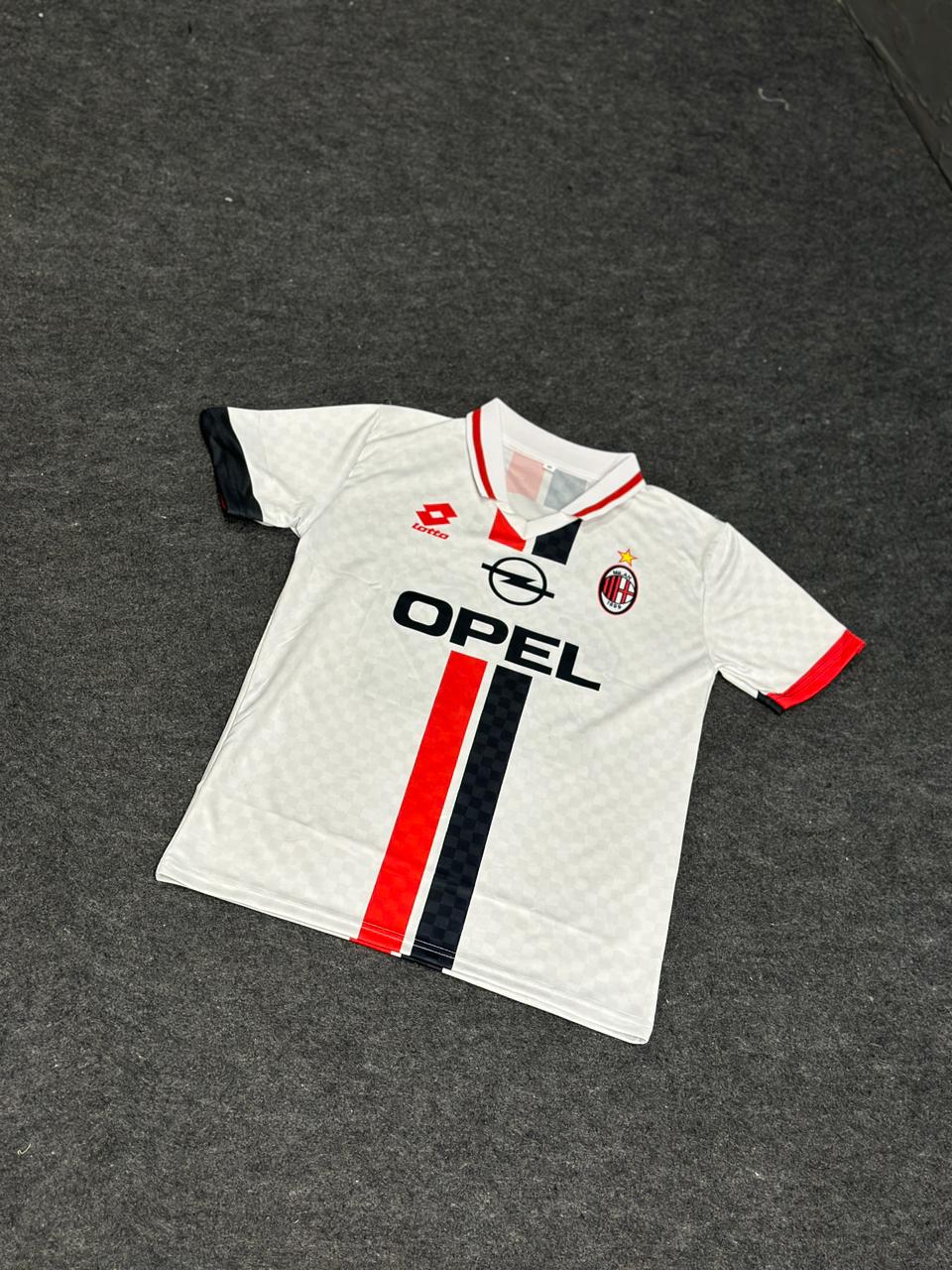 ⚪🔴⚫ AC Milan (Opel White Away Jersey)
