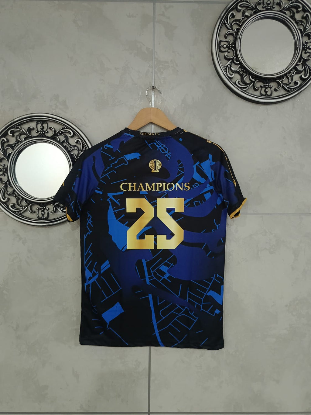 Chelsea FC Abstract Map Jersey