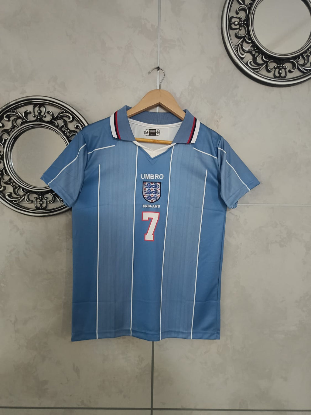 England Retro Umbro Jersey (#7)