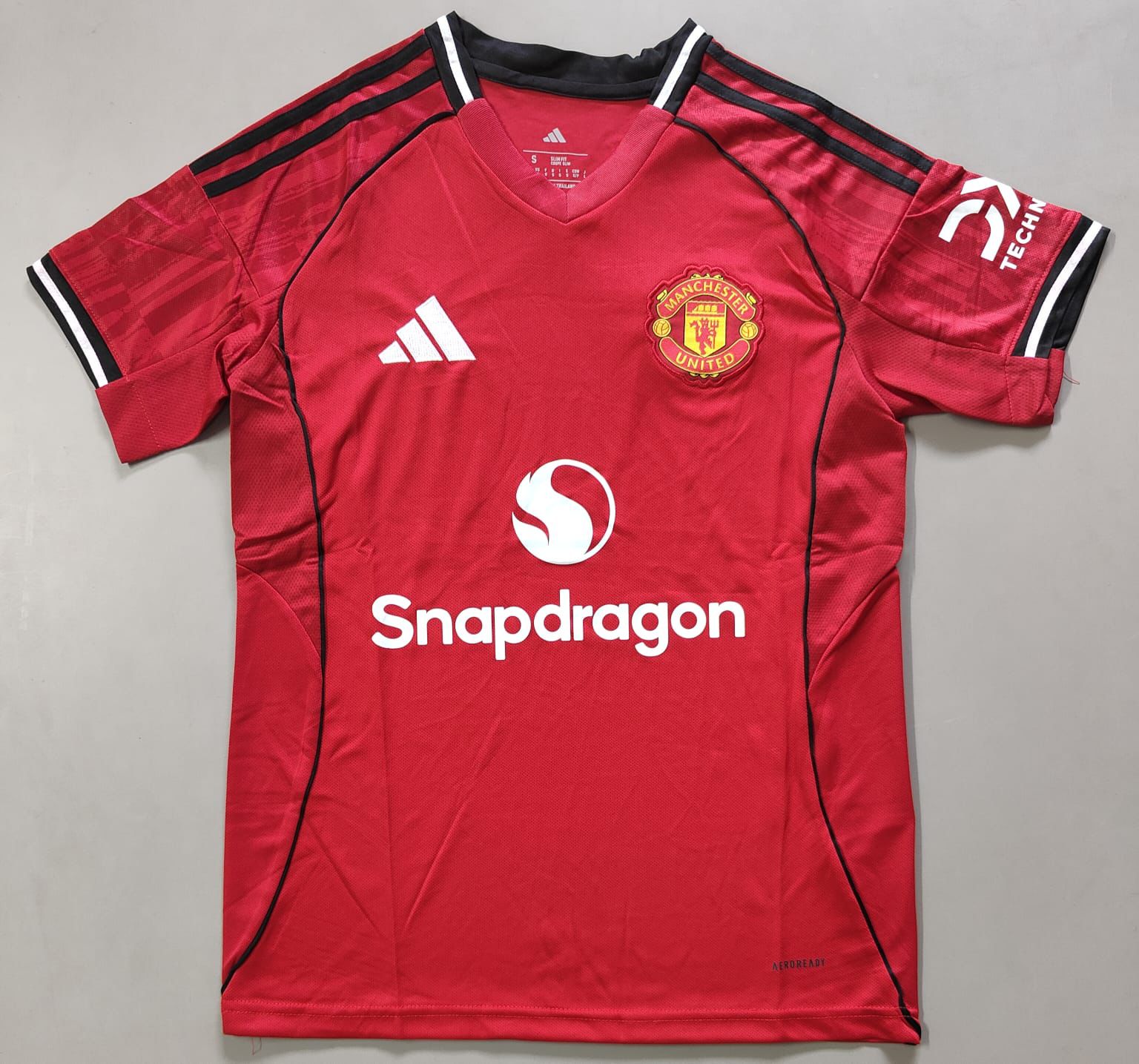 Red Home Jersey (Manchester) – Snapdragon Sponsor