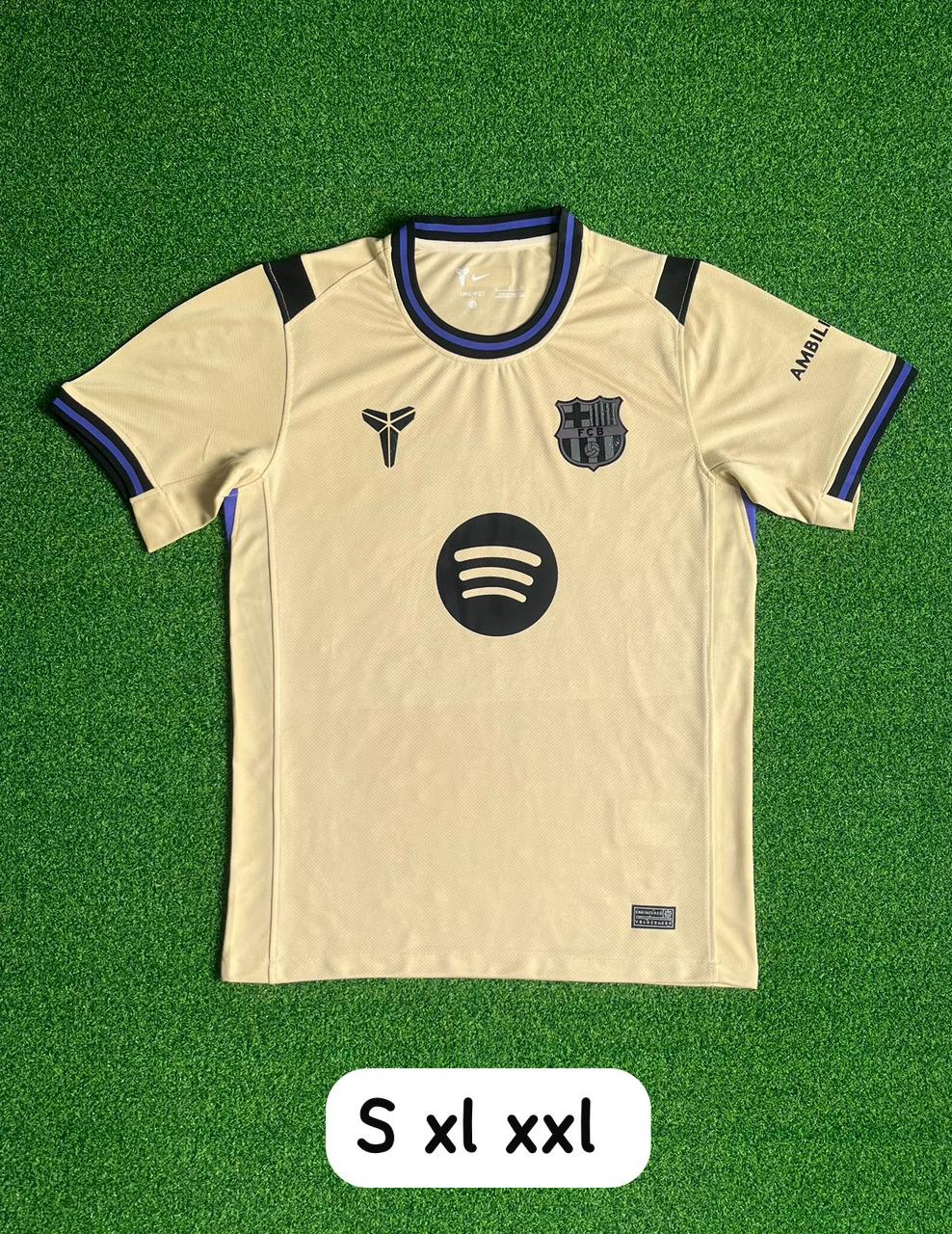 Gold Away Jersey (Barcelona Style) – Spotify Sponsor