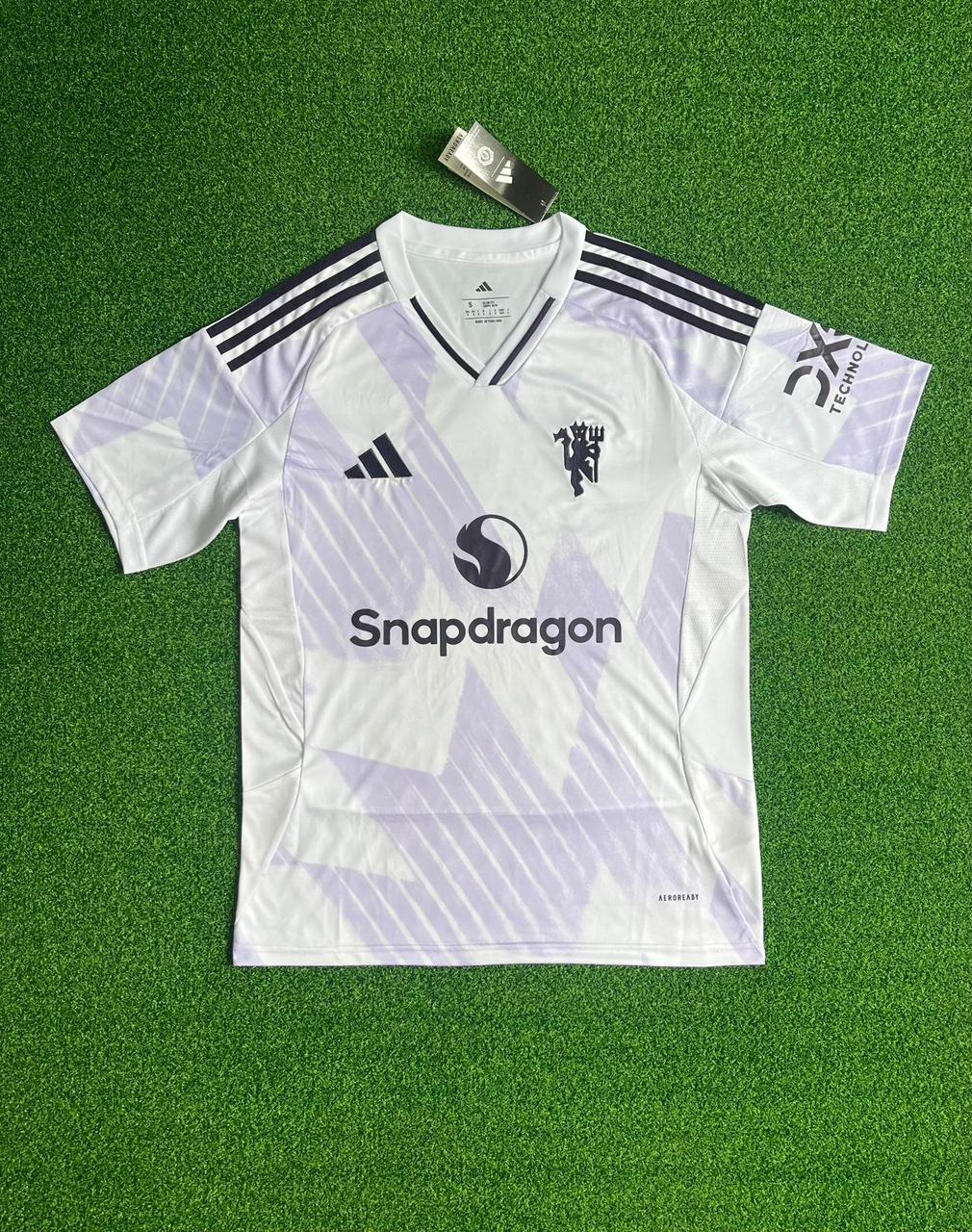 White Away Jersey (Manchester Style) – Snapdragon Sponsor