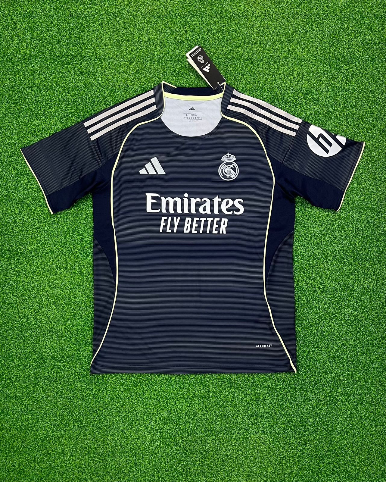 Real Madrid – Black Fan Jersey (Emirates)