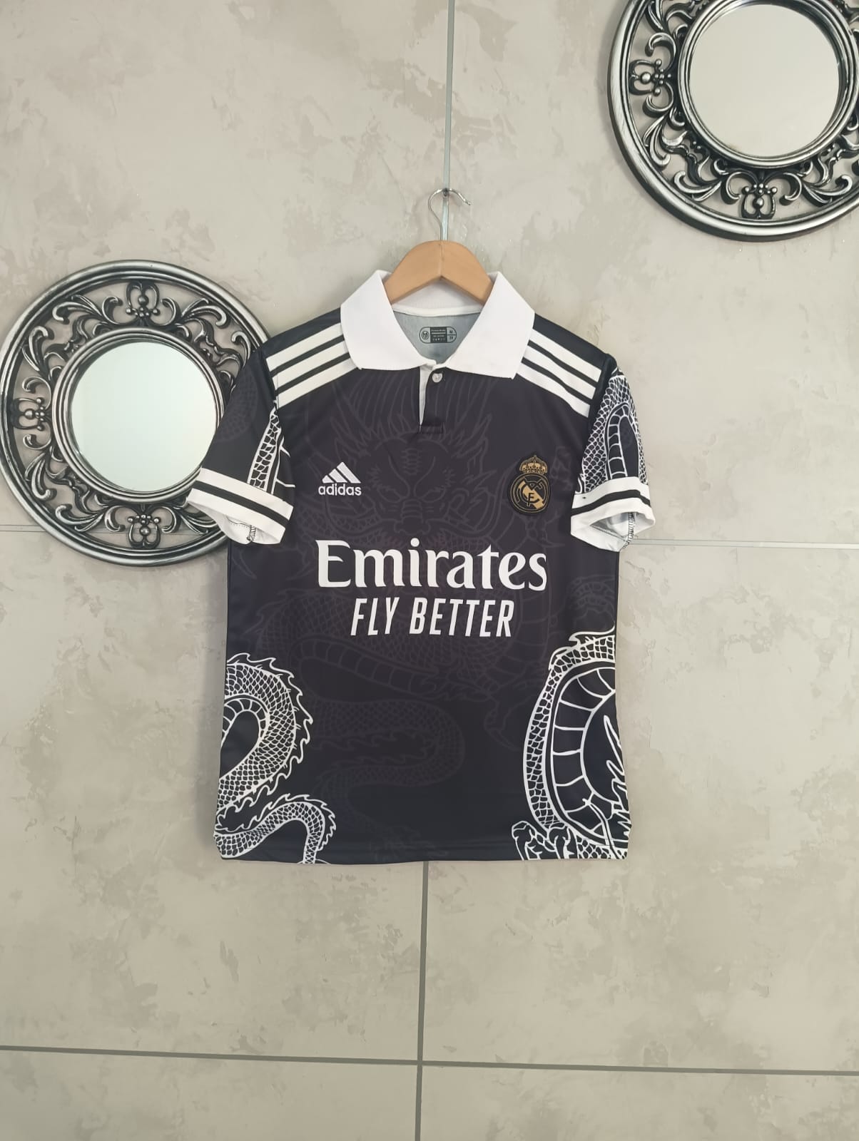 Real Madrid Black Dragon – White Collar (Special Edition)