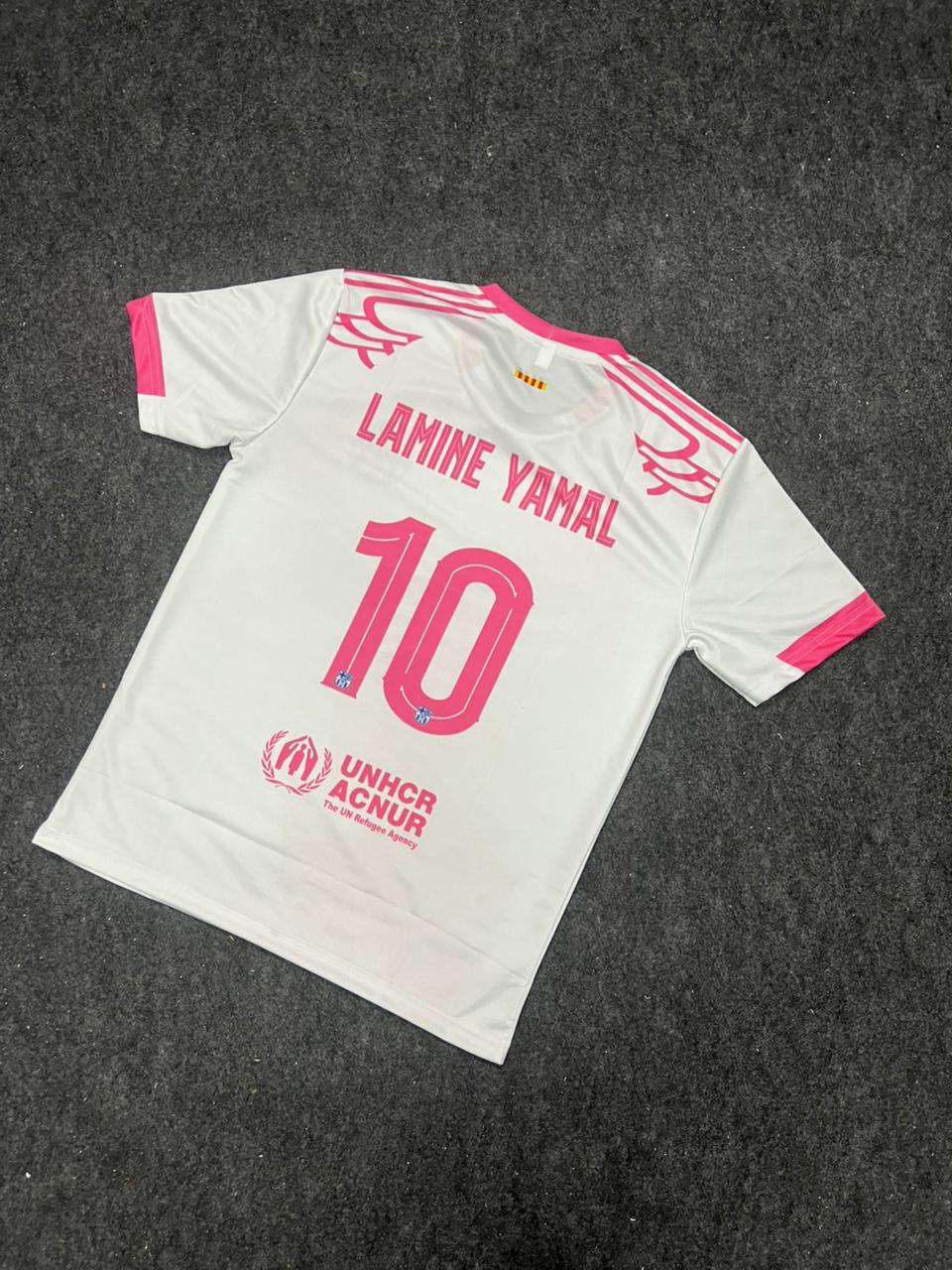 FC Barcelona Jersey – Lamine Yamal 10 Back Print Fan Shirt