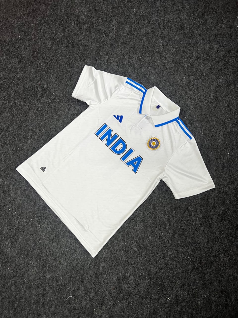 India Test Cricket Jersey White – Premium Player Edition