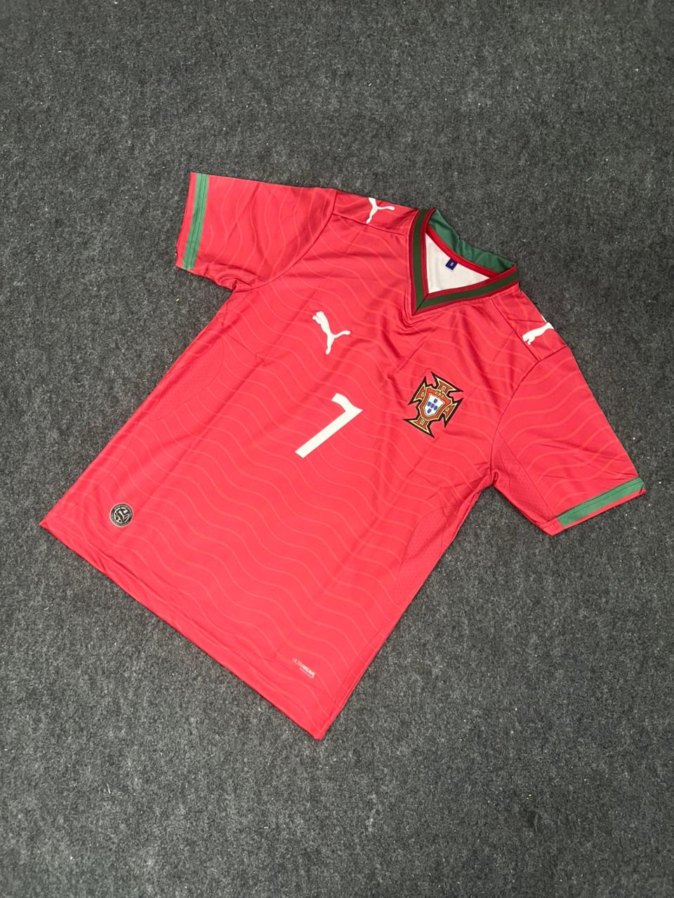 Portugal Red Football Jersey – Premium National Team Edition