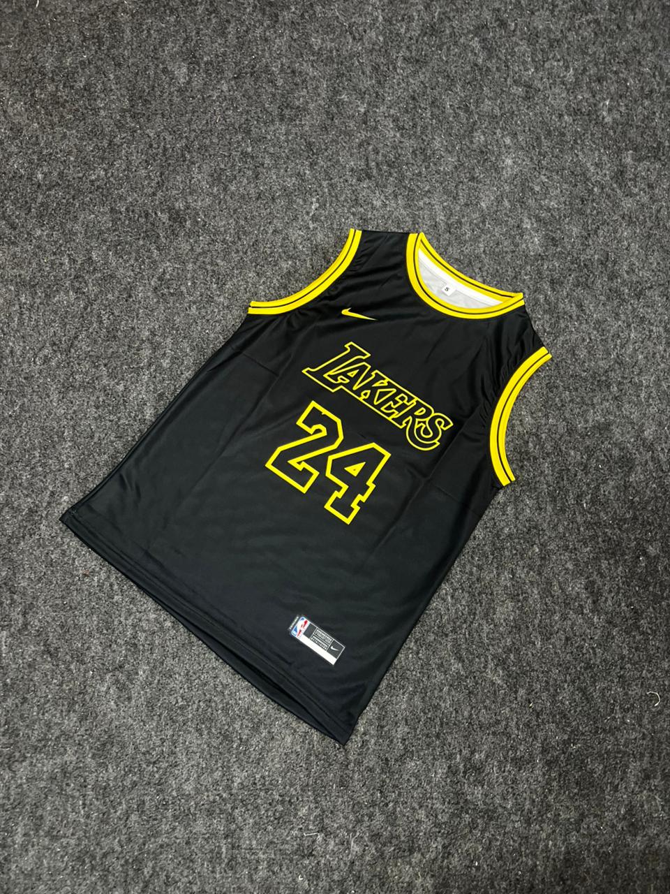 LA Lakers Black Basketball Jersey No.24 – Premium Edition