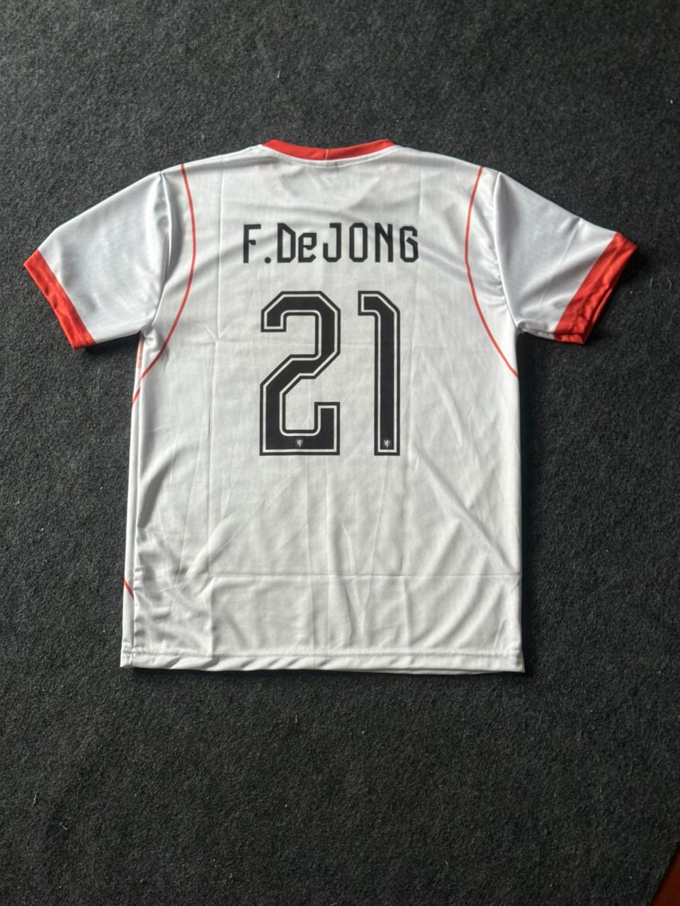 Netherlands Away Jersey 2024 – F. De Jong #21 | Premium Football Jersey