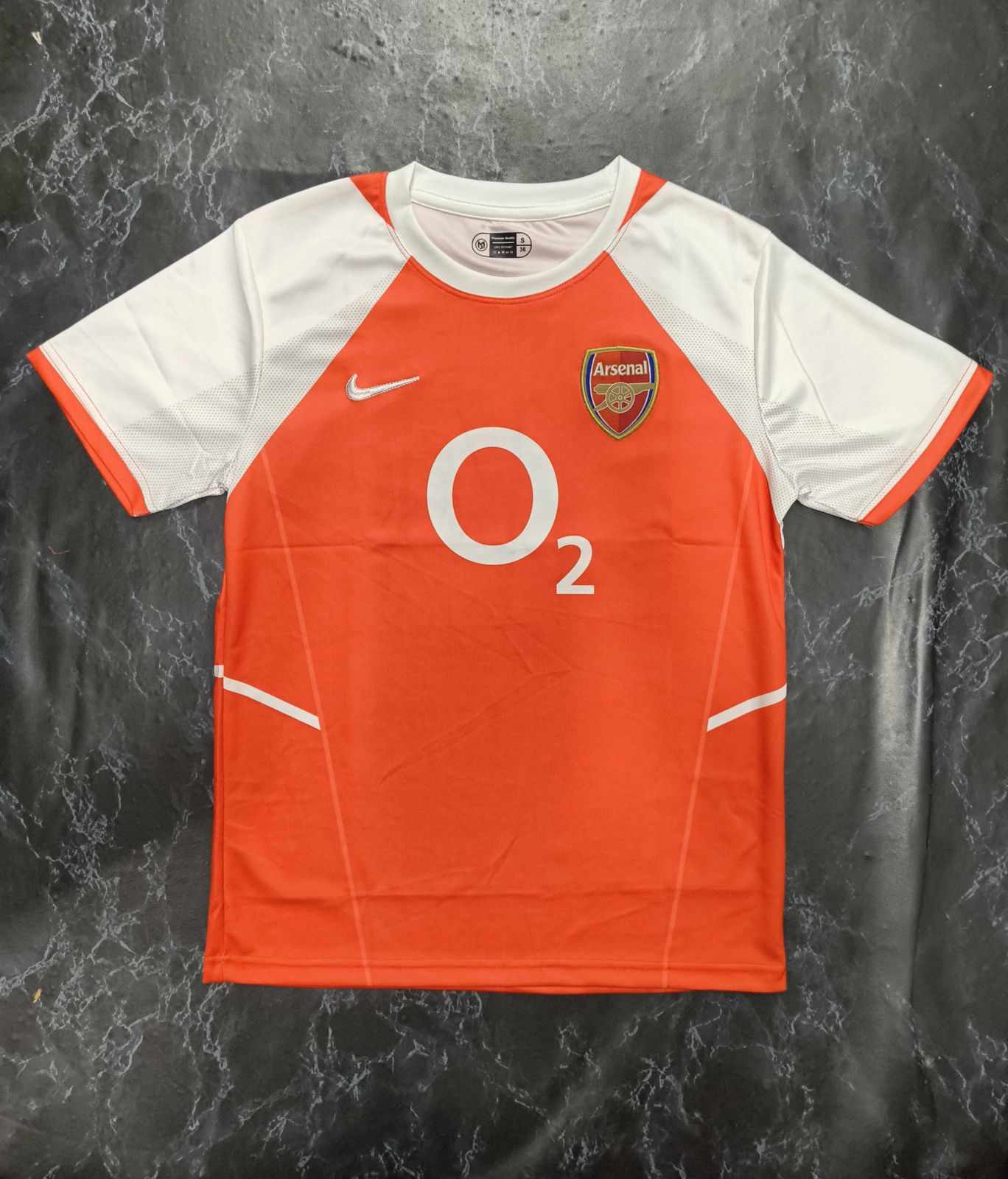 Arsenal Orange O2 Retro Fan Jersey – MatchDay Store