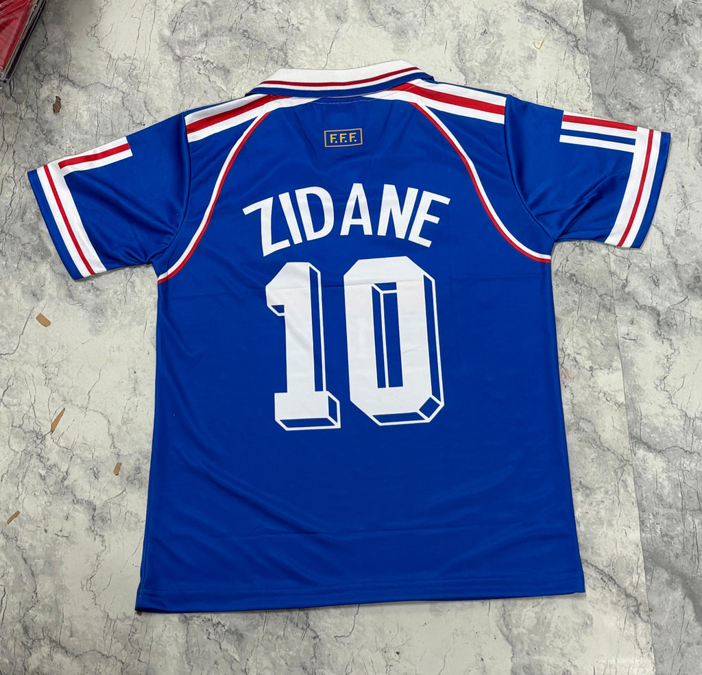 France 1998 Blue Retro Fan Jersey