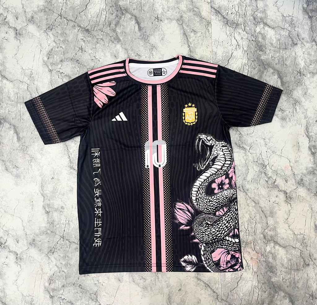 Argentina Black & Pink Special Edition Fan Jersey