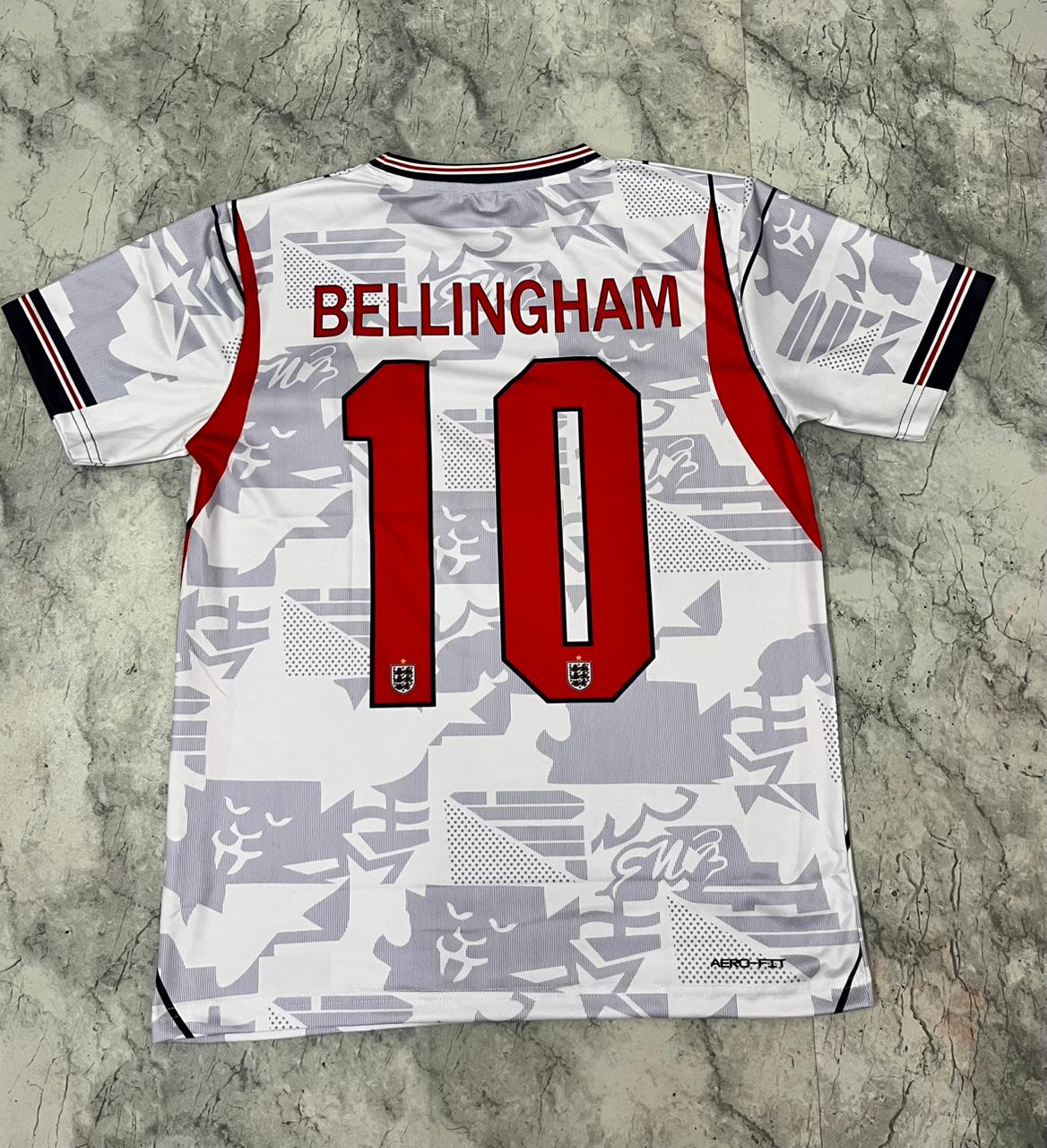 England White Retro Number 10 Fan Jersey
