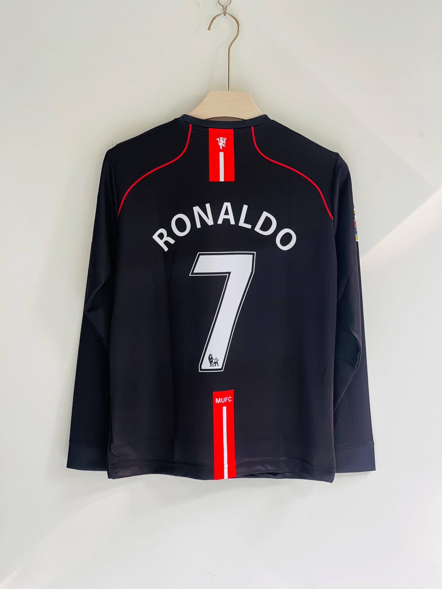 RONALDO 2008 BLACK AIG JERSEY