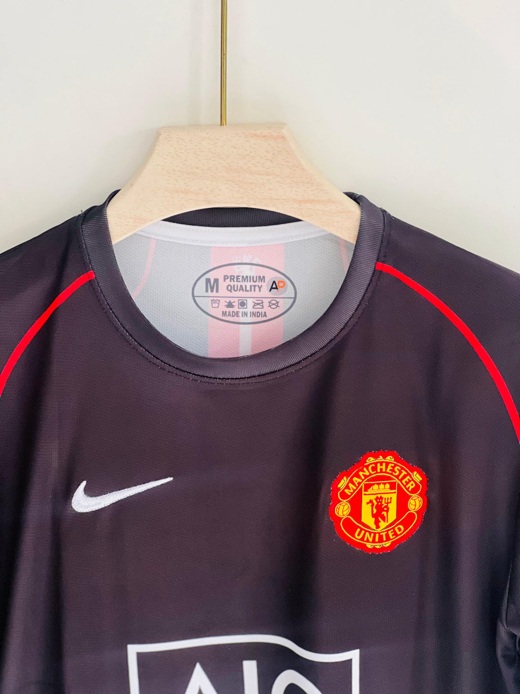 RONALDO 2008 BLACK AIG JERSEY