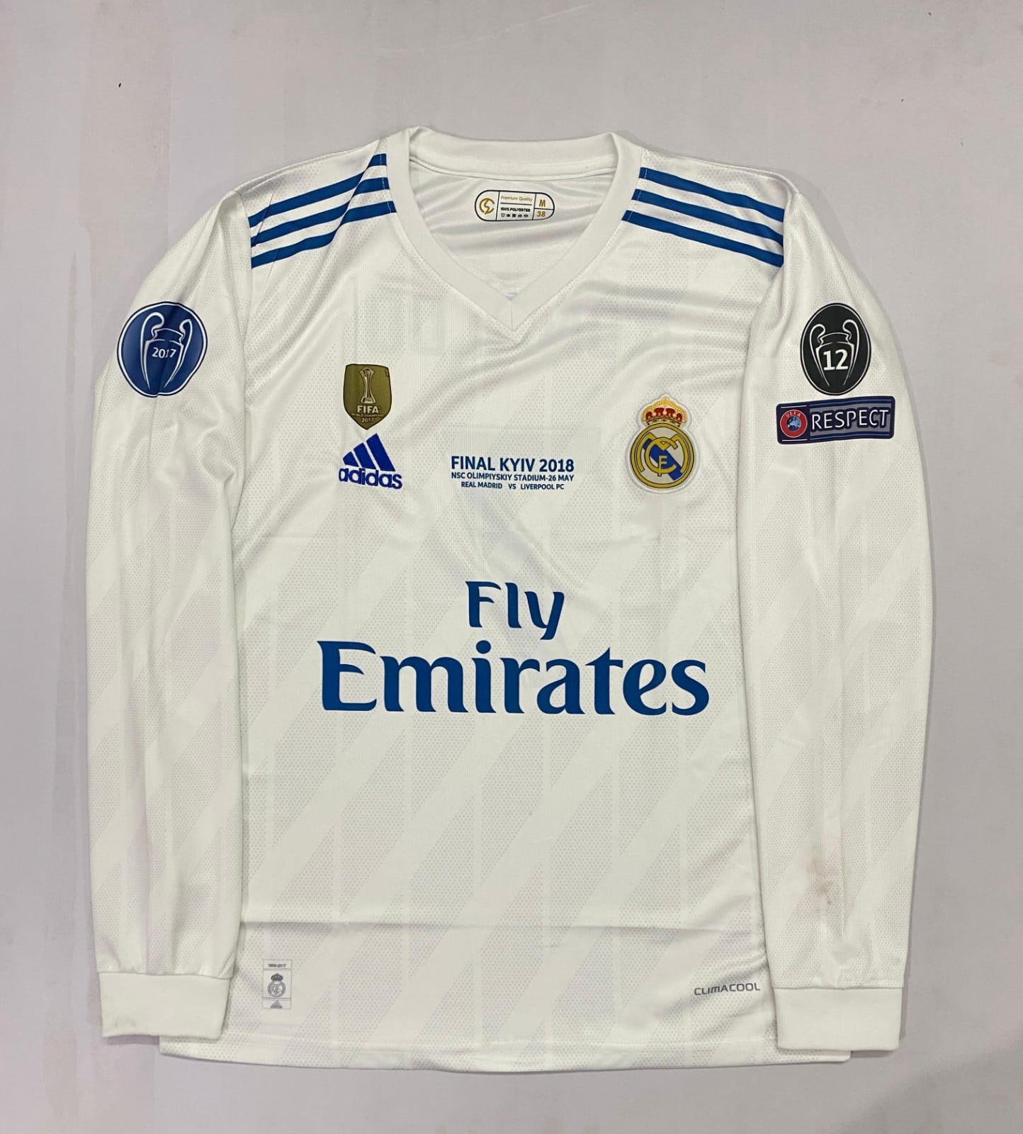 RONALDO REAL MADRID 17-18 FULL SLEEVE KIT