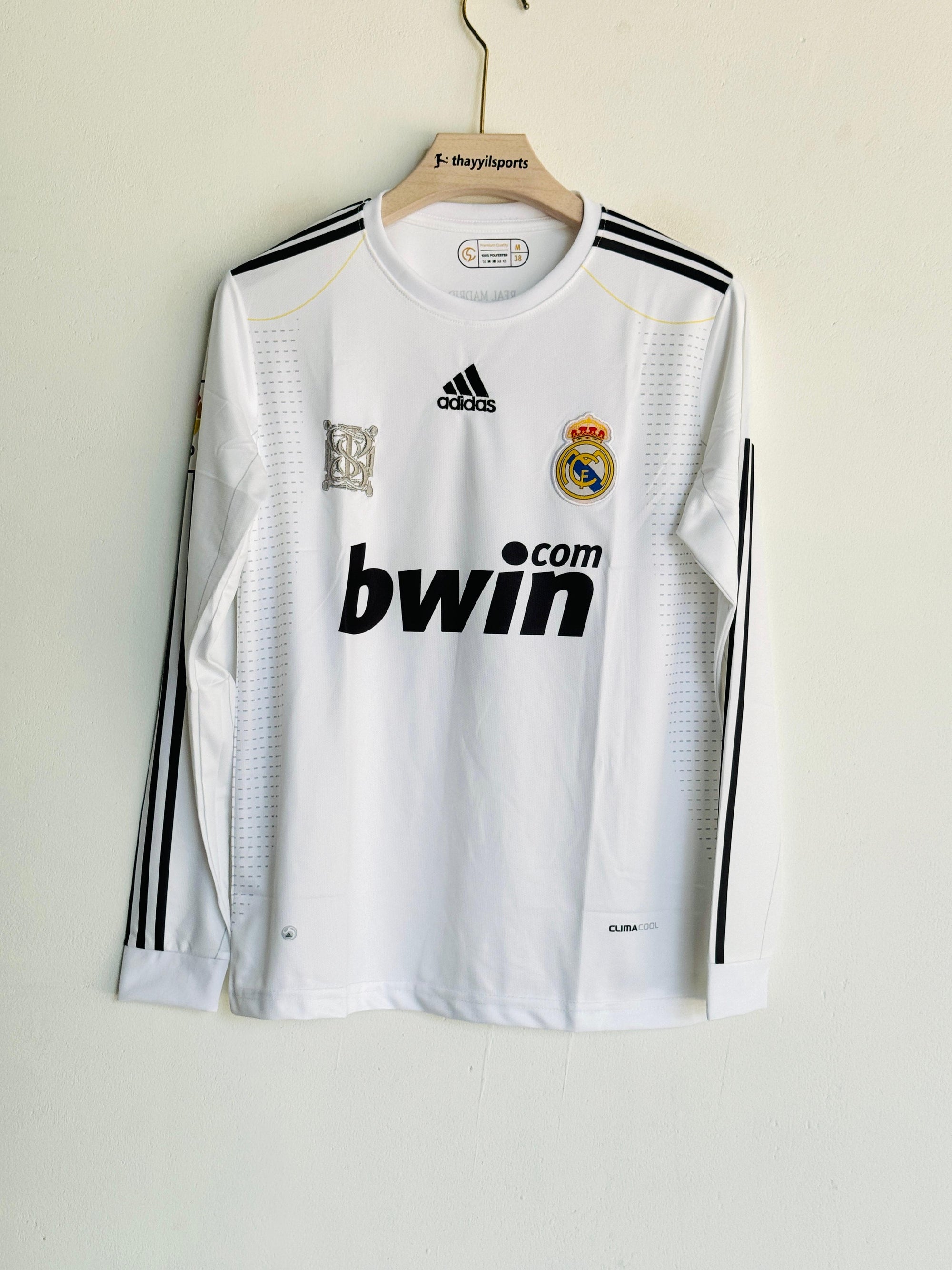 REAL MADRID 2009-10 HOME KIT RONALDO FULLSLEEVE EMBROIDERY