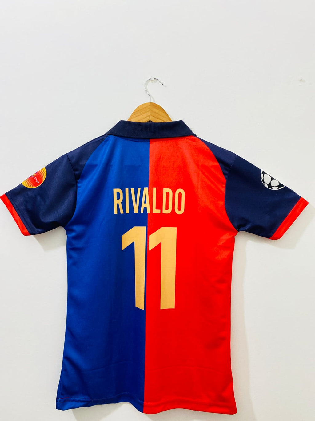 RIVALDO BARCELONA HOME KIT POLO EMBROIDERY