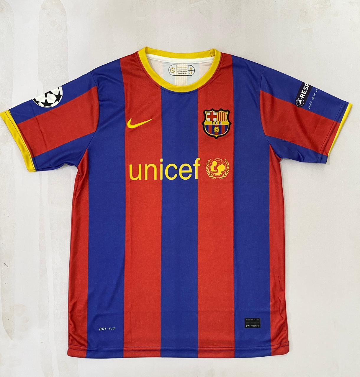 BARCELONA MESSI HOME KIT EMBROIDERY