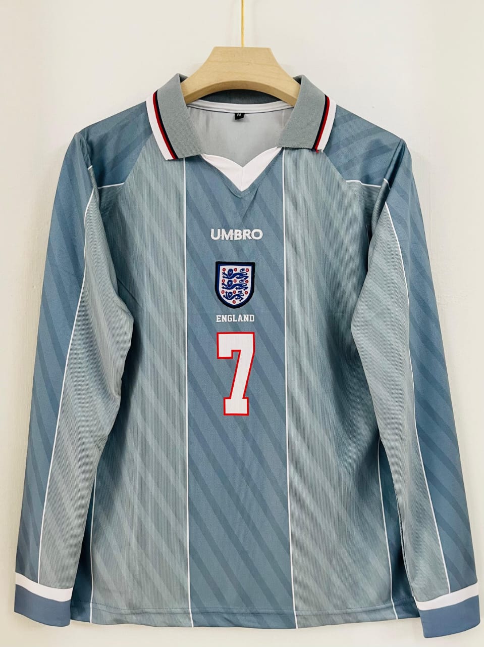 BECKHAM ENGLAND JERSEY EMBROIDERY