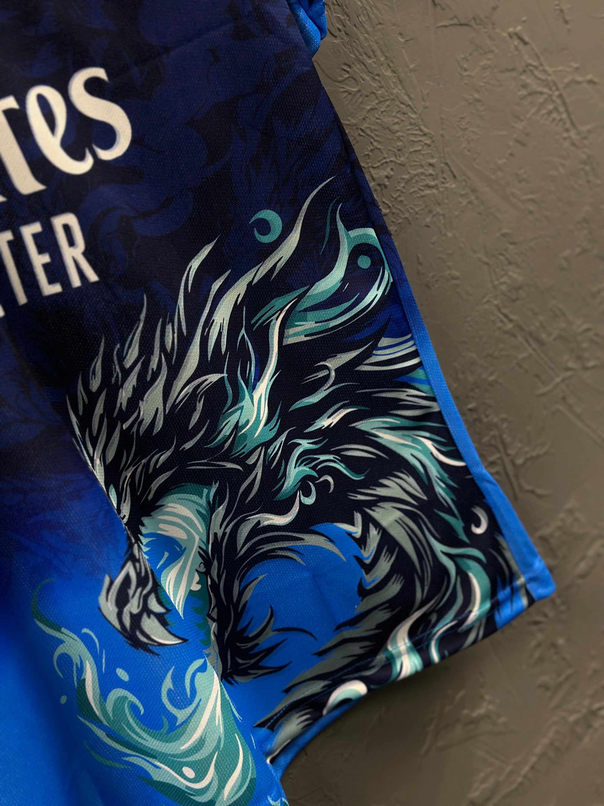 Blue Real Madrid Dragon Jersey