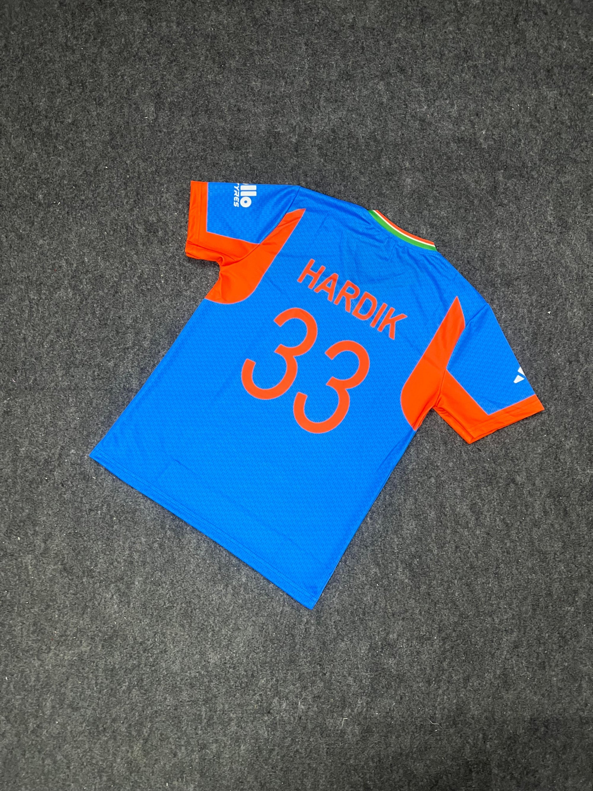 India Blue Cricket Jersey (Custom Name & Number) | Dry-Fit Fan Edition | Unisex