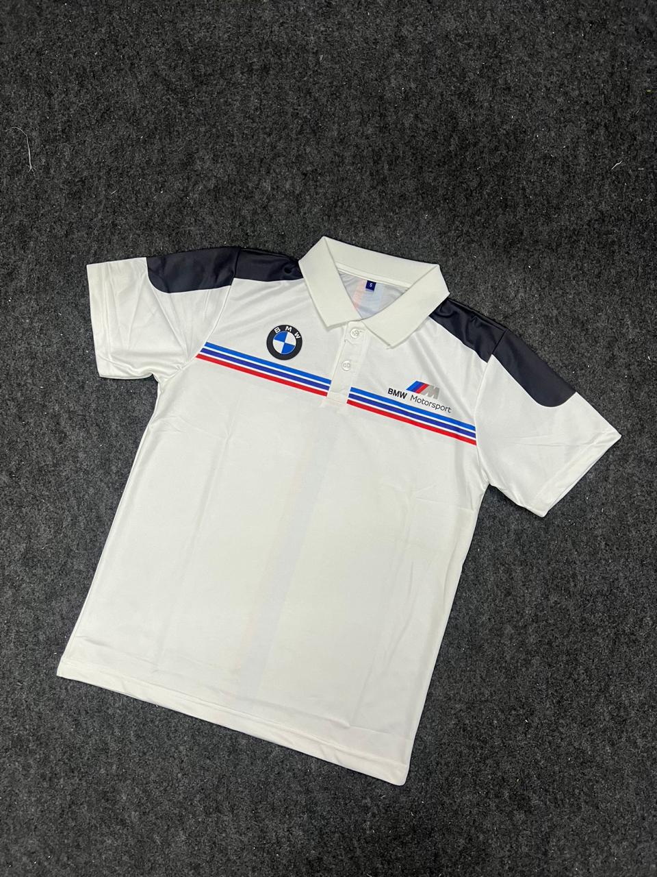BMW Motorsport M Logo Premium Polo T-Shirt