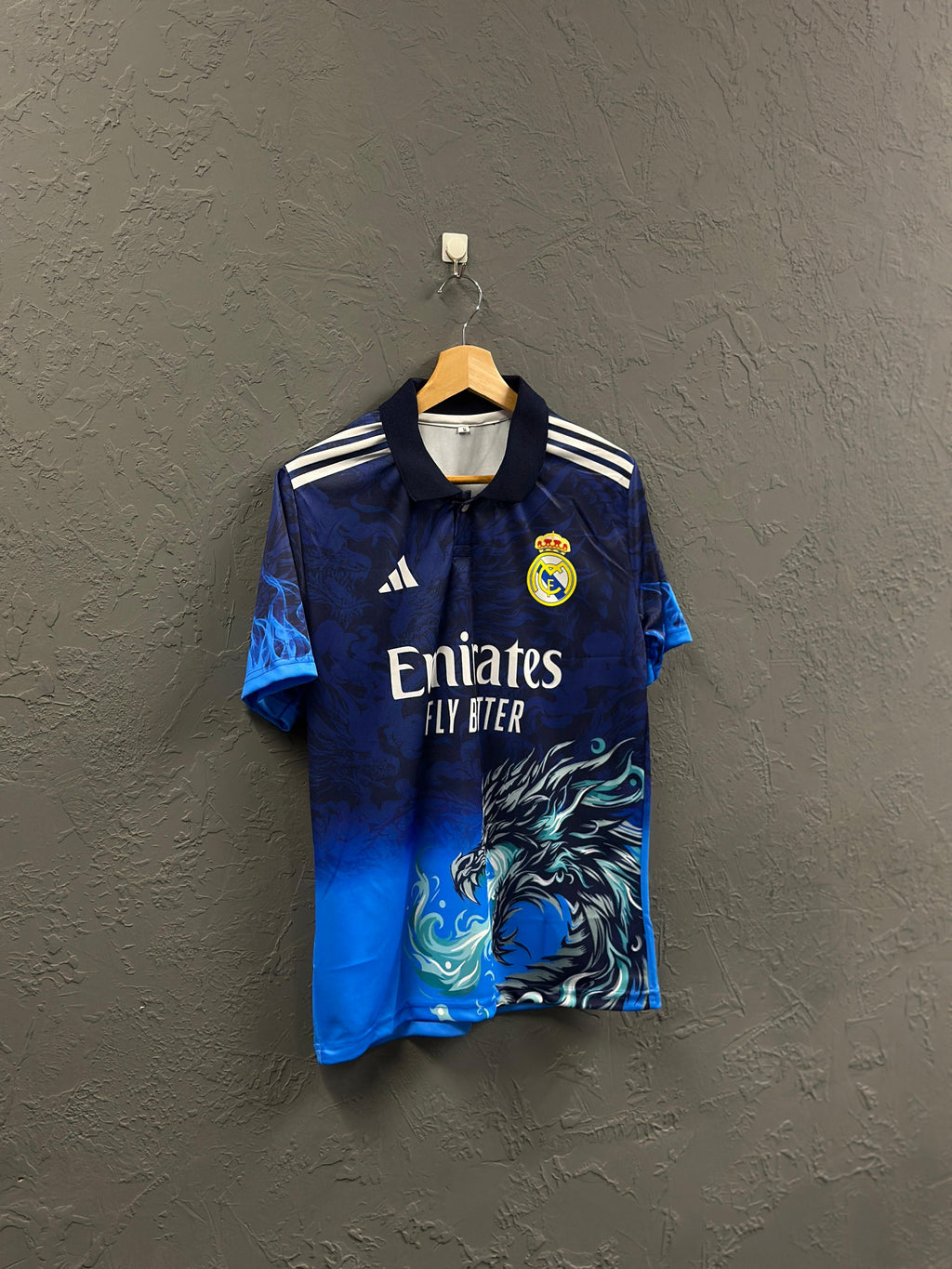 Blue Real Madrid Dragon Jersey